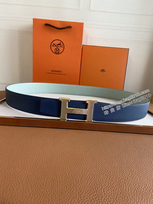 HERMES男士皮帶 愛馬仕H搭扣小牛皮腰帶  jjp1649